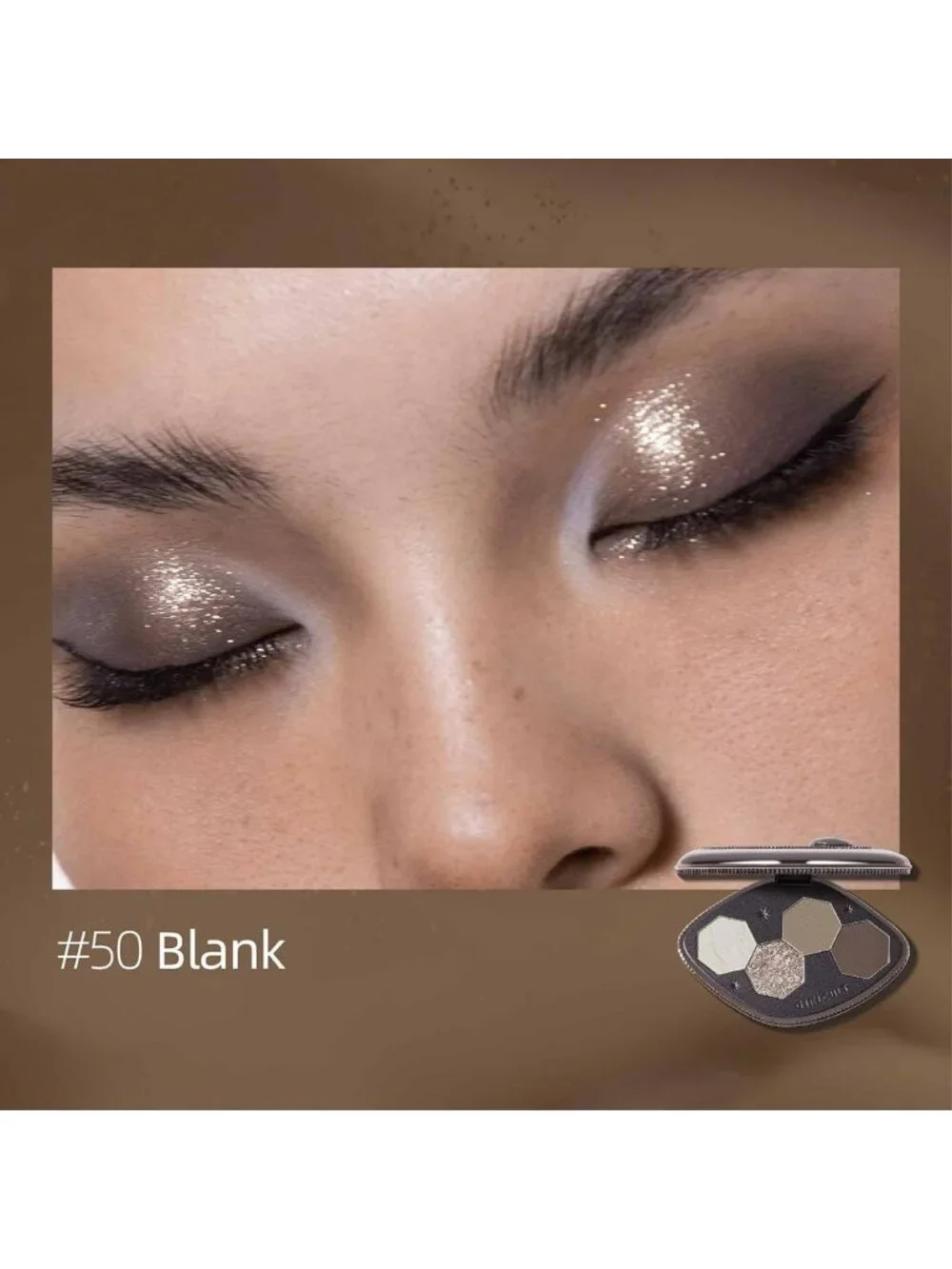 Cool-Toned Neutrals Eyeshadow Palette | Highly Pigmented, Soft Smoky Eye Makeup
